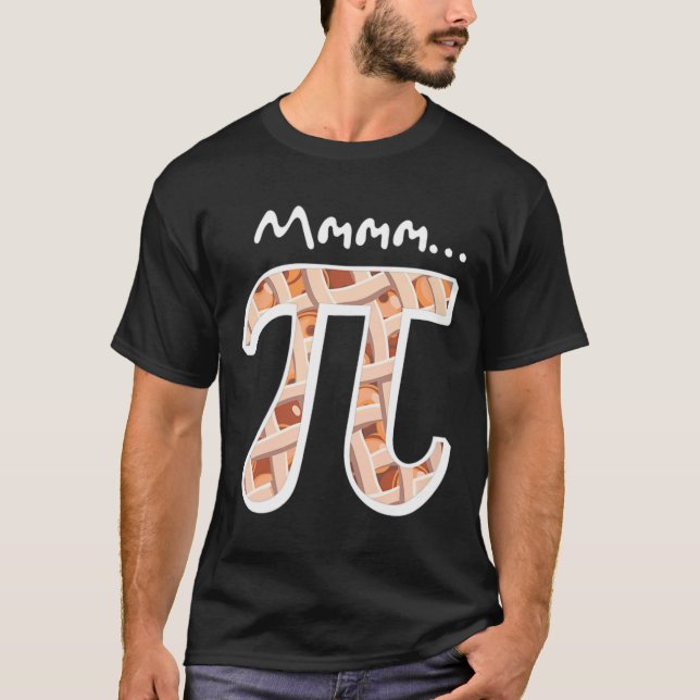 Pi Day MMMmm Pi Shirt Funny MMMM Pi Paj T (Framsida)