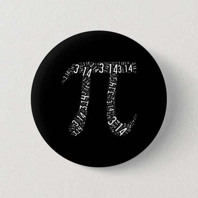 Pi Day - Nerd Geek - Kärlek Math Pi Symbol - Kids  Knapp (Framsida)