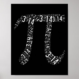 Pi Day - Nerd Geek - Kärlek Math Pi Symbol - Kids Poster