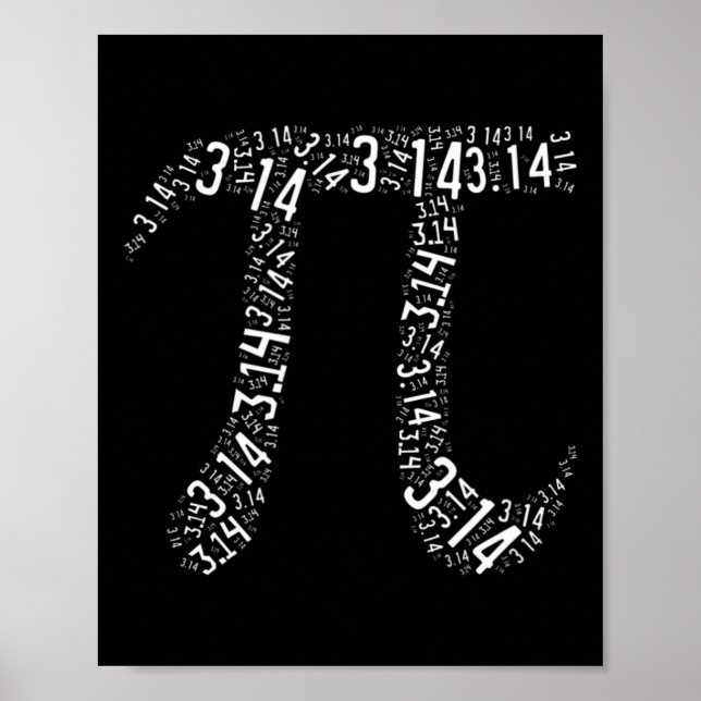 Pi Day - Nerd Geek - Kärlek Math Pi Symbol - Kids  Poster (Framsidan)