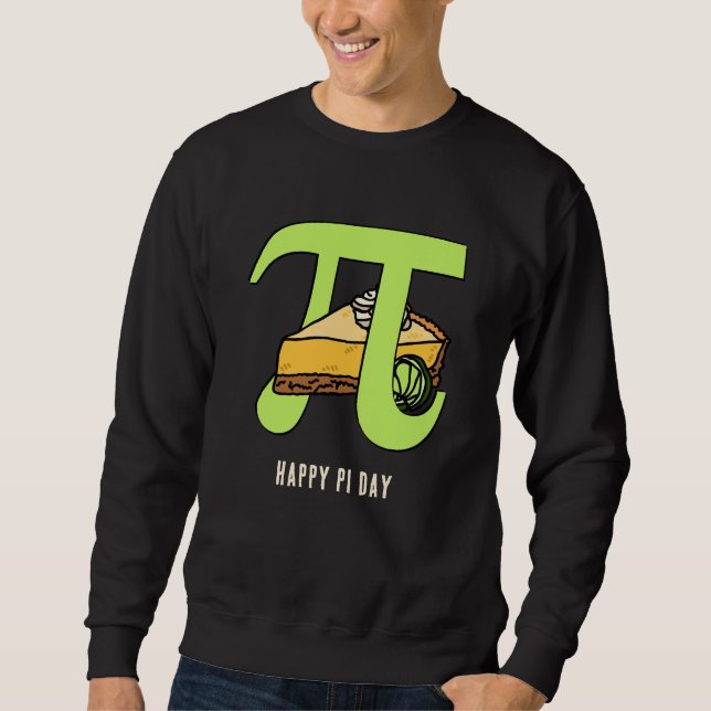 PI DAY Nyckel Lime Paj Lång Ärmad Tröja (Framsida)