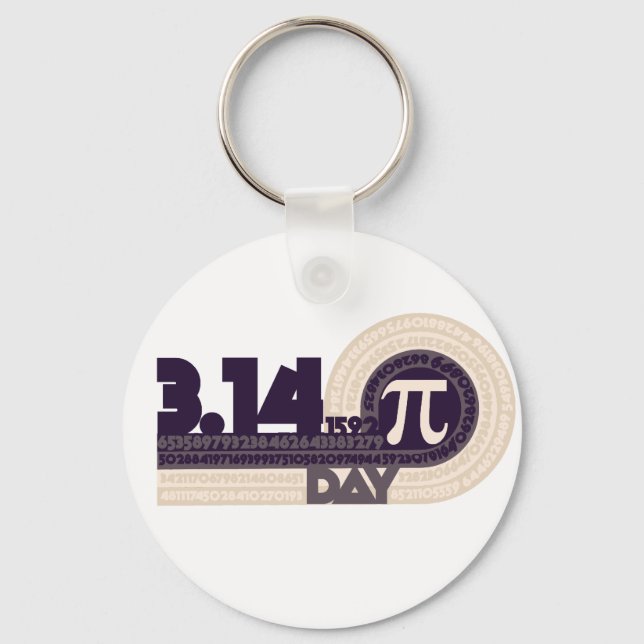 Pi Day Nyckelring (Framsida)