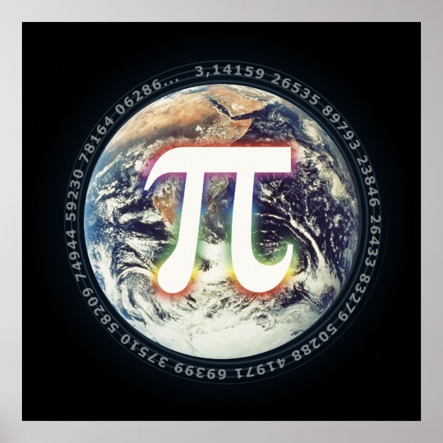 Pi Day on Earth | Matematik Poster (Framsidan)