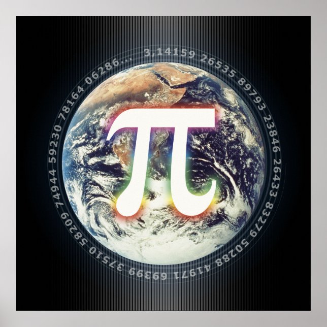 Pi Day on Earth - Math poster (Framsidan)
