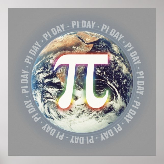 Pi Day on Earth - Math poster (Framsidan)