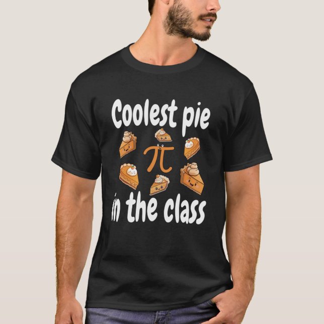 Pi Day Outfit Coolest Paj i klassen Math Pumpki T Shirt (Framsida)
