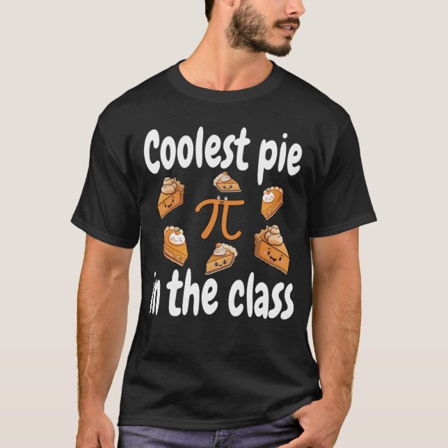 Pi Day Outfit Coolest Paj i klassen Math Pumpki T Shirt (Framsida)