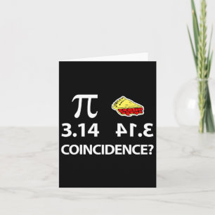 Pi Day Pi Byckwards är sammanträffandet med Paj Kort