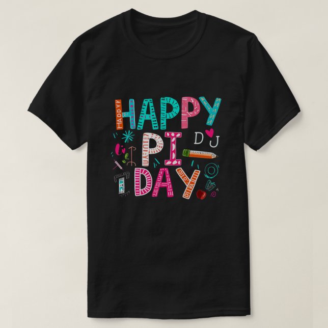 Pi Day, Pi Day Firande, Lycklig Pi Day 2024 T Shirt (Design framsida)