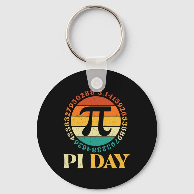 Pi Day - Pi Day Math Älskare Pi Symbol Science Nyckelring (Framsida)