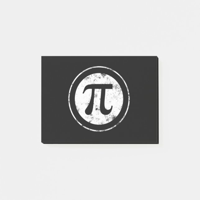 Pi Day Pi Math Post-it Block (Framsida)