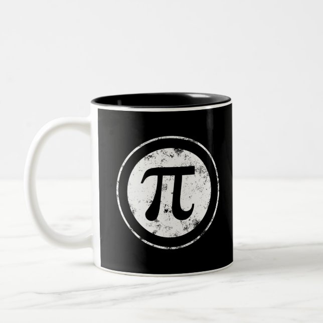 Pi Day Pi Math Två-Tonad Mugg (Vänster)