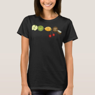 Pi Day Pi på olika frukter T Shirt