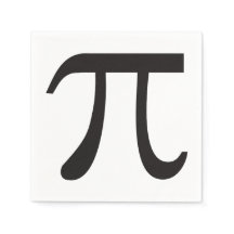 Pi Day Pi Symbol Papper Napkins