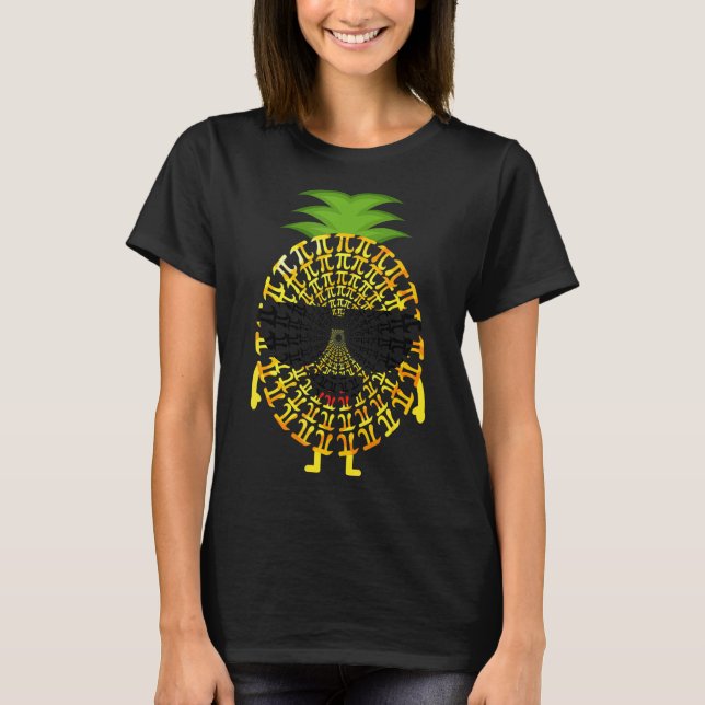 Pi Day Pineapple 3,14 Pi Symbol Math Tekers for Pi T Shirt (Framsida)