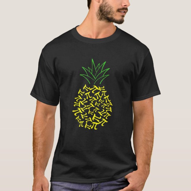Pi Day Pineapple Math Älskare Lärare 3.14 Symbol M T Shirt (Framsida)