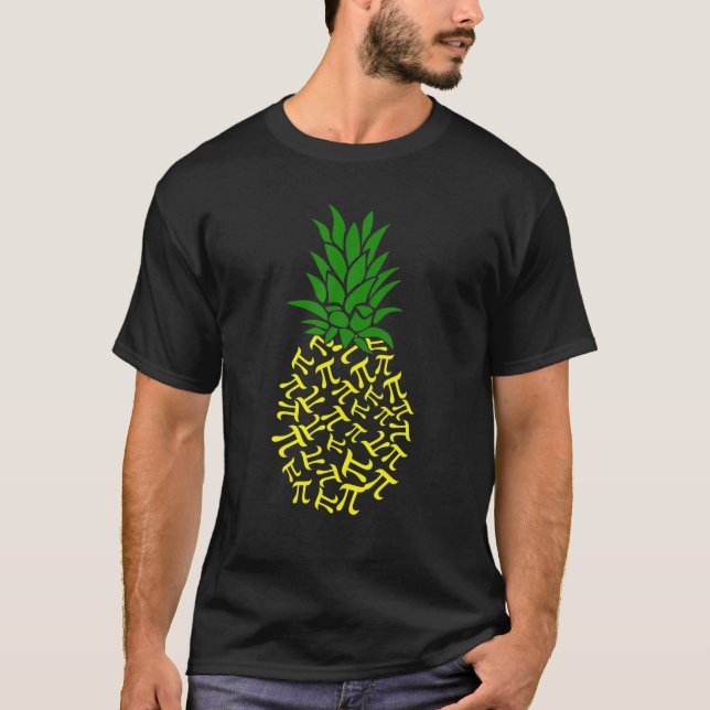 Pi Day Pineapple Math Älskare Lärare Student 3.14  T Shirt (Framsida)