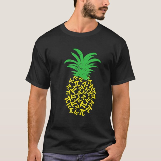 Pi Day Pineapple Math Teacher 3.14 Symbol Gifts T Shirt (Framsida)