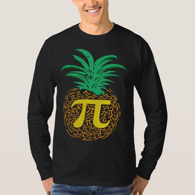 Pi Day Pineapple Math  Teacher 3 14 Symbol Mathema T Shirt (Framsida)