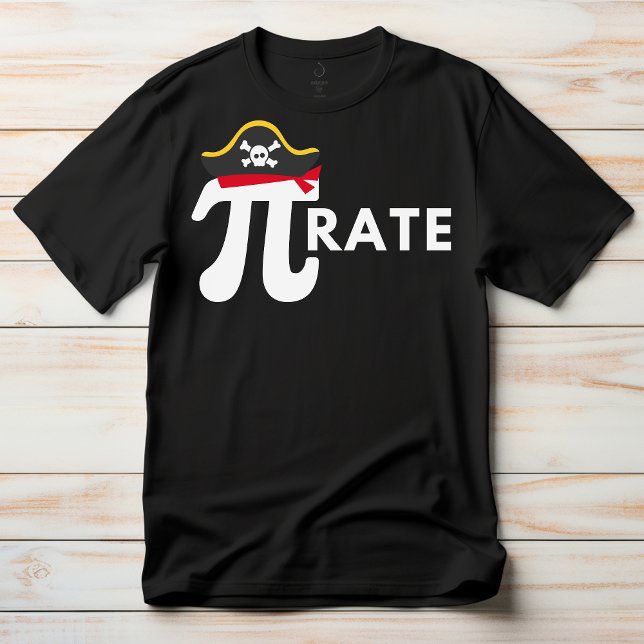 Pi Day Pirat Funny Math Pun T Shirt (Skapare uppladdad)