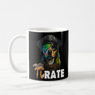 Pi Day Pirat Hund 3 14 Math Science Teacher Pi Råt Kaffemugg