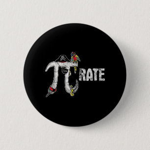 Pi Day Pirat Roligt Pi Day Tee pirat Älskare Knapp