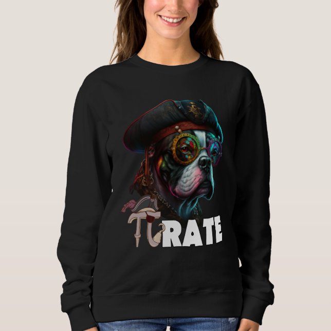 Pi Day Pirate Dog 3 14 Math Science Teacher Dog Pi T Shirt (Framsida)