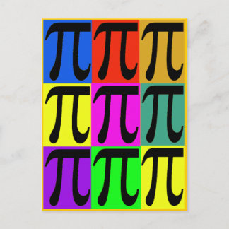 Pi Day POPART-gåvor Vykort