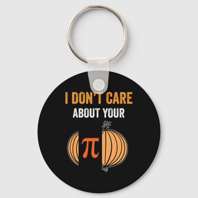 Pi Day Shirt Pi Symbol Onion Funny Math Teacher Pi Nyckelring (Framsida)