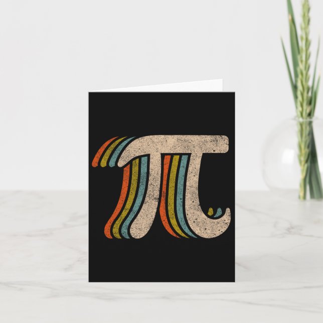 Pi Day Shirt Spiral Pi Math Teacher Student Kids P Kort (Framsida)