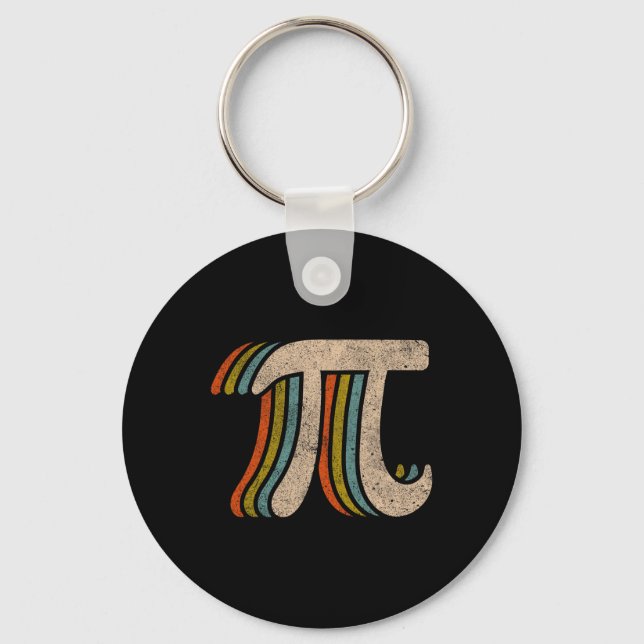 Pi Day Shirt Spiral Pi Math Teacher Student Kids P Nyckelring (Framsida)