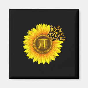 Pi Day Shirt Women Solros Math Teacher Gift Magnet