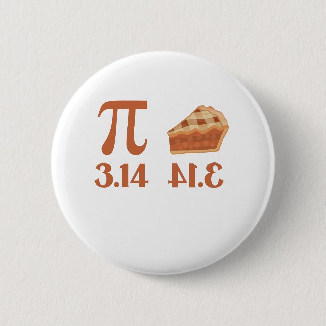 Pi Day Småbarn Math Teacher Funny Paj Gift Knapp (Framsida)