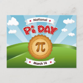 Pi Day Social vykort