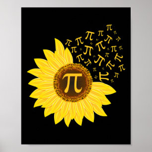Pi Day Solros - 3,14 - Math Teacher - Pi Number Poster