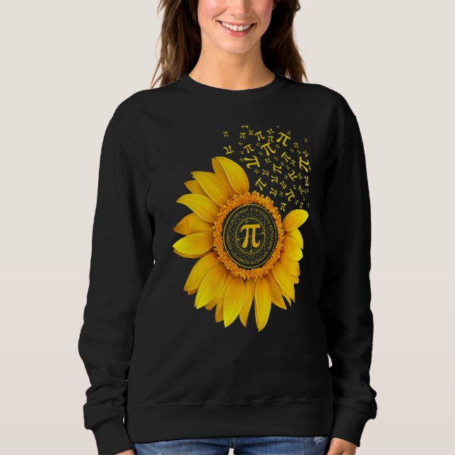 Pi Day Solros 3 14 Pi Number Symbol Math Scie T Shirt (Framsida)