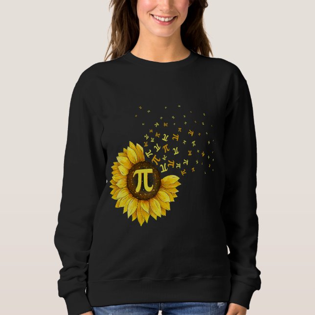 Pi Day Solros 3 14 Pi Number Symbol Math Scien T Shirt (Framsida)