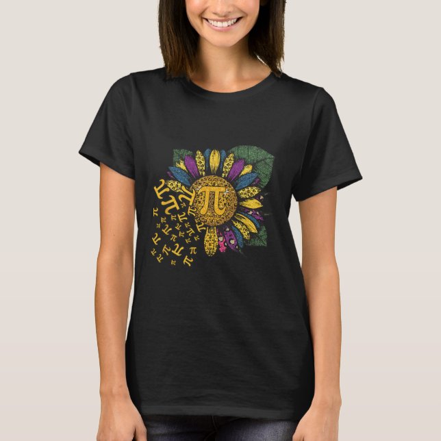 Pi Day Solros 3 T Shirt (Framsida)