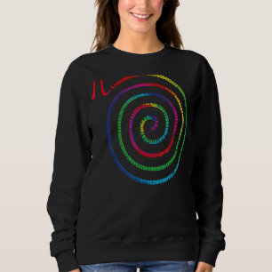Pi Day Spiral 14 Tie Dye Rainbow Math Geek T Shirt