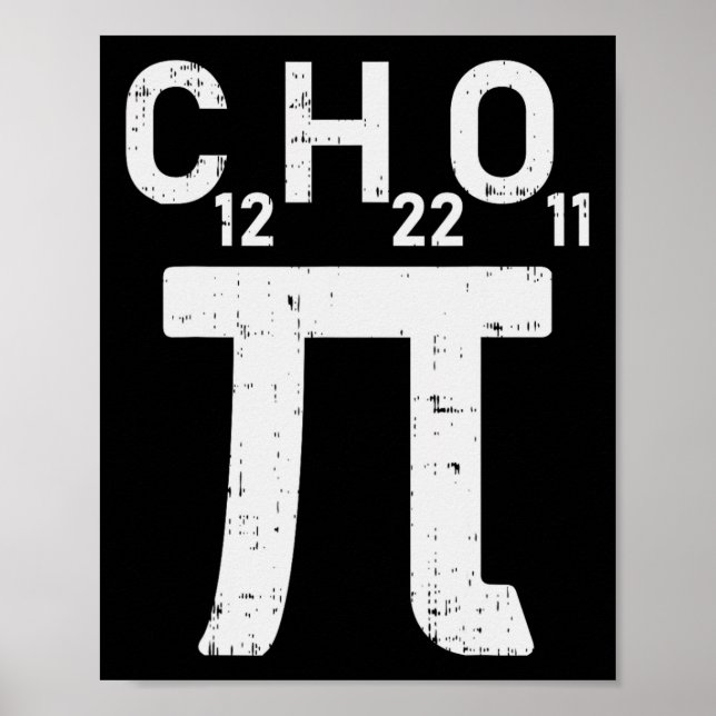 Pi Day Sugar Shirt Symbol Formula Math Chemistry S Poster (Framsidan)
