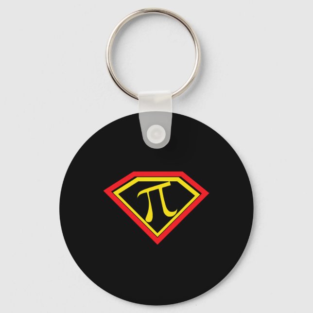 Pi Day Superpi Pi Superhjälten Math Teacher Mathem Nyckelring (Framsida)