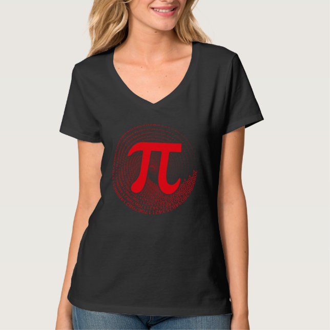 Pi Day Symbol Circle  Math Teacher Present  Number T Shirt (Framsida)