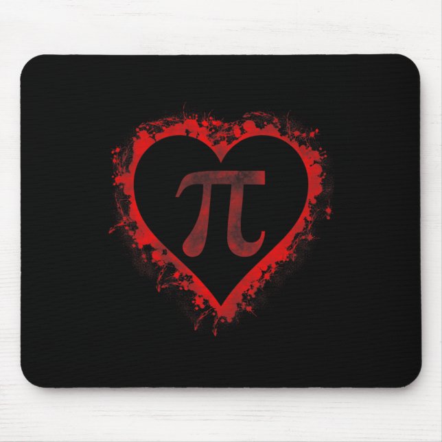 Pi Day Symbol Heart Valentines day Boys Kids Math Musmatta (Framsidan)