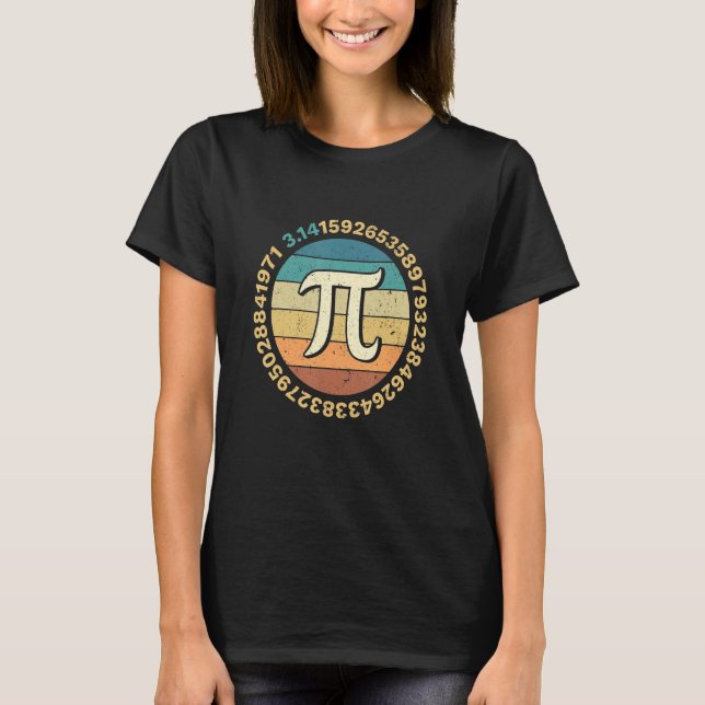 Pi Day Symbol Tee Funny Math Nerd Math Teacher Mat (Framsida)