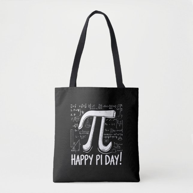 Pi Day Tote Bag - Chic och praktisk Math Älskare's Tygkasse (Framsida)