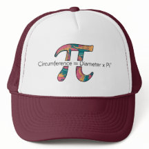 Pi Day-Truckerkeps - färglös matematisk design