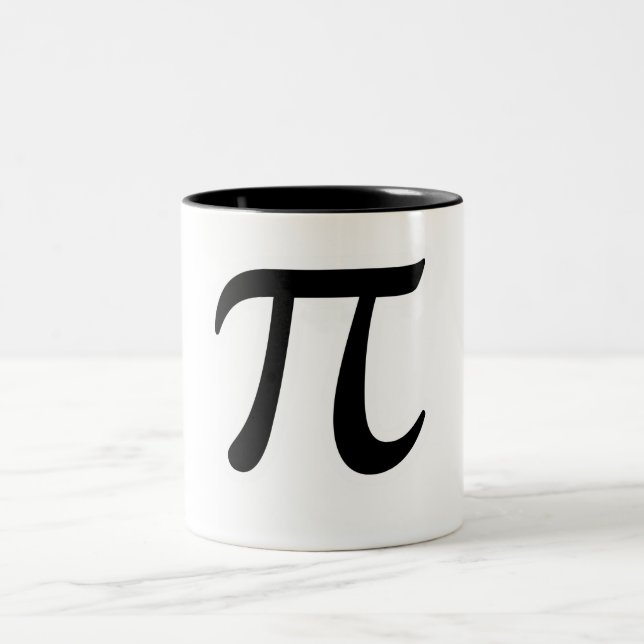 Pi Day Två-Tonad Mugg (Center)