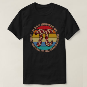 Pi Day uppmanar mig att göra irrationella 3,14 ma T Shirt
