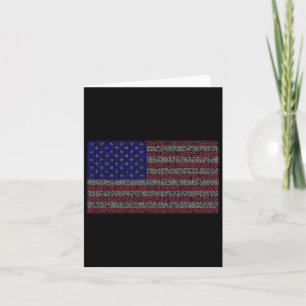 Pi Day USA flagga Math 3.14 mars 14 Kort