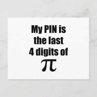 Pi Day Vykort